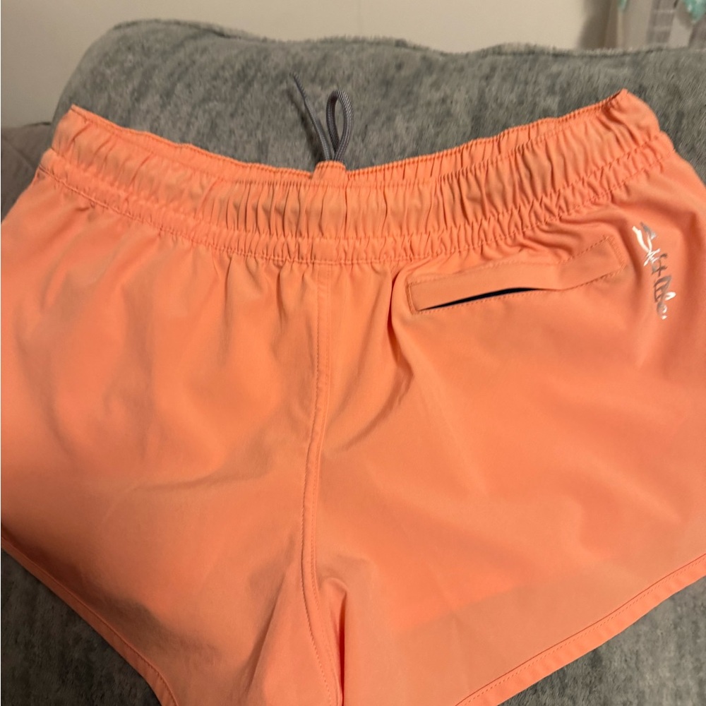 Salt Life Peach Women's Athletic Shorts NWOT - Picture 2 of 5